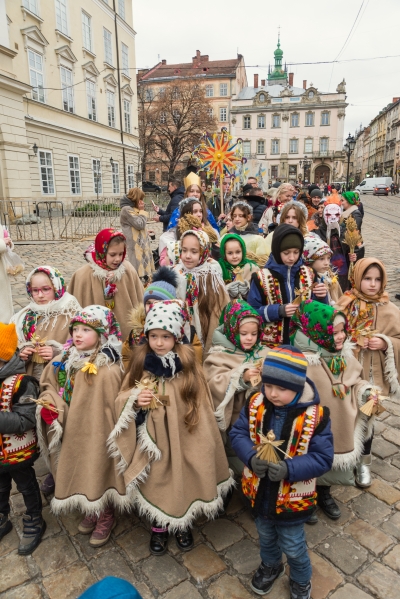 Сьогодні у Львові урочисто відкрили Різдвяного Дідуха